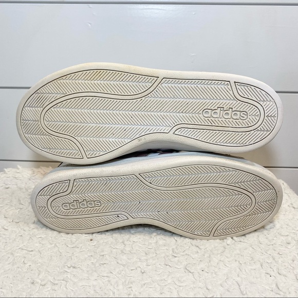 adidas Advantage Sneakers White Metallic - Size 7.5 - Picture 9 of 13